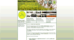 Desktop Screenshot of halalfoodcouncilusa.com